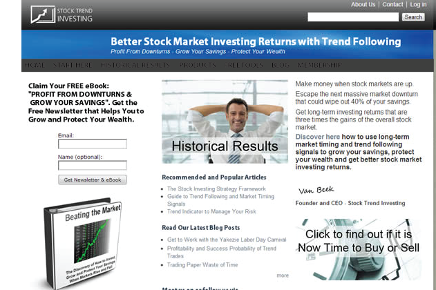 This is an example of bad contrast and pictures. The photos are not even viewable with the big bulky text in the way. There is hardly any contrast between background and text on the main navbar. The titles are not aligned symmetrically and the 3 columns are not giving my eyes a place to focus on. Not to mention the horrible stock photos. This website is a wreck.